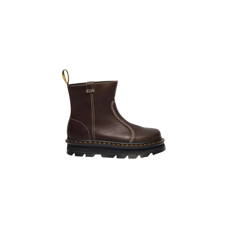 Dr. Martens Damen Braun Leder Knöchelstiefel