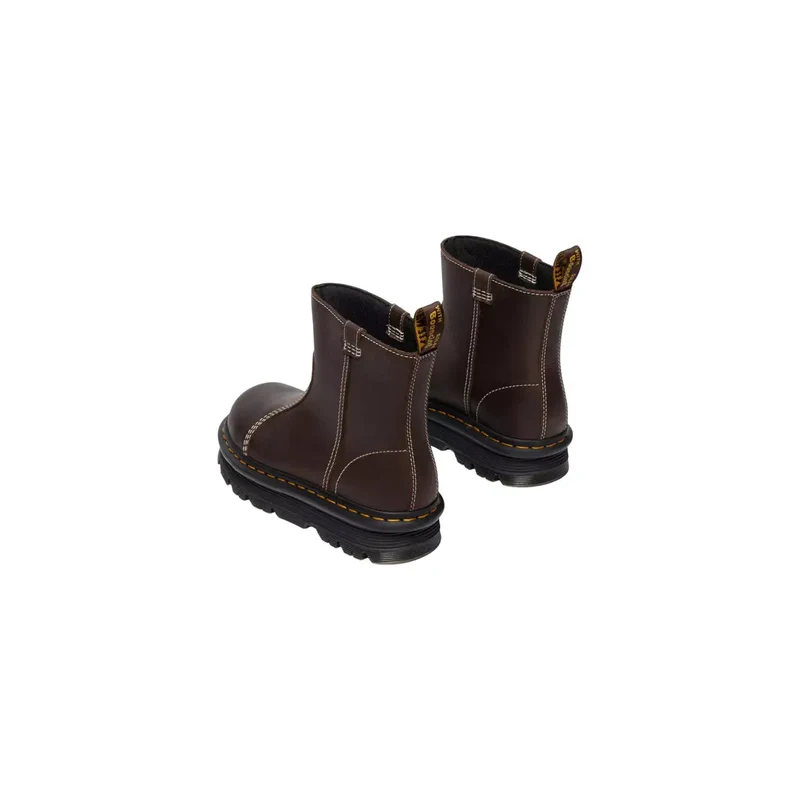 Dr. Martens Damen Braun Leder Knöchelstiefel