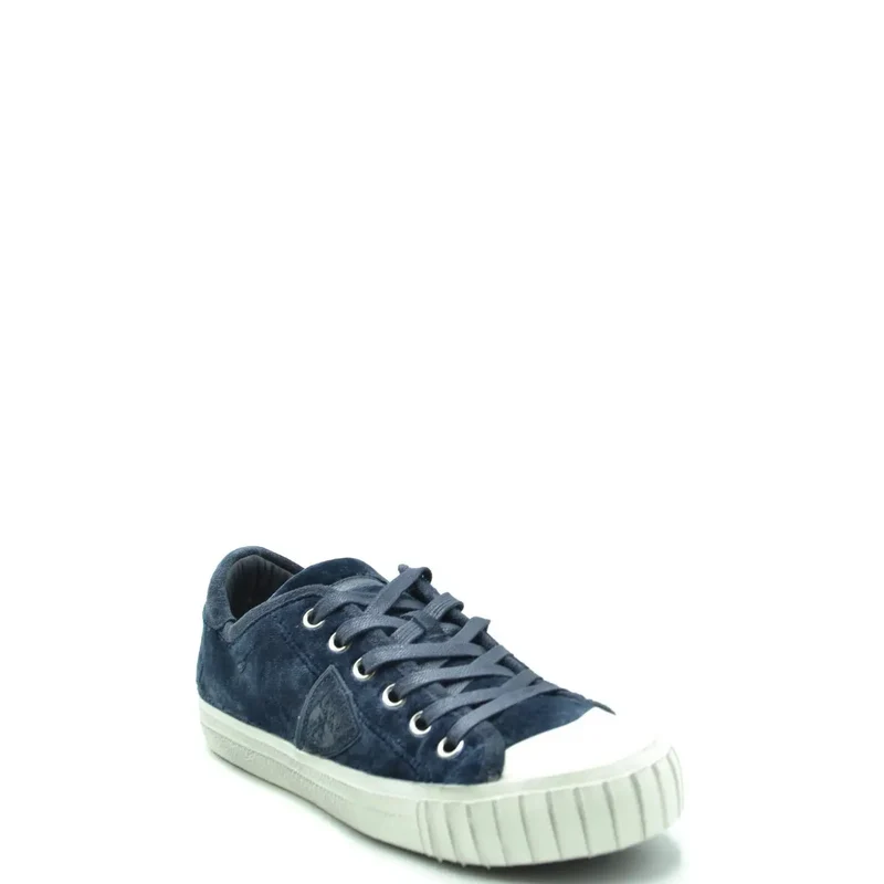 Philippe Model Blau Stoff Turnschuhe für Frauen Frühling Sommer