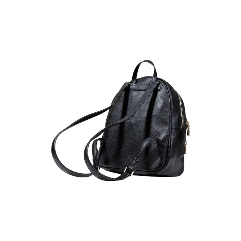 Guess Women Schwarzer Polyurethan Rucksack mit mehreren Taschen