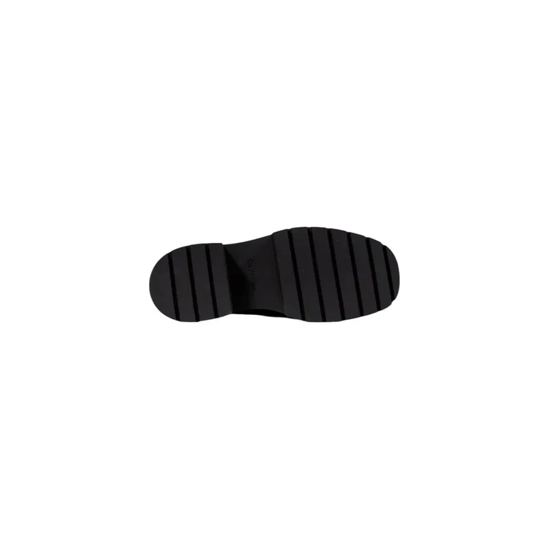 Calvin Klein Jeans Damen Schwarze Woll-Zeheneinstiegschuhe