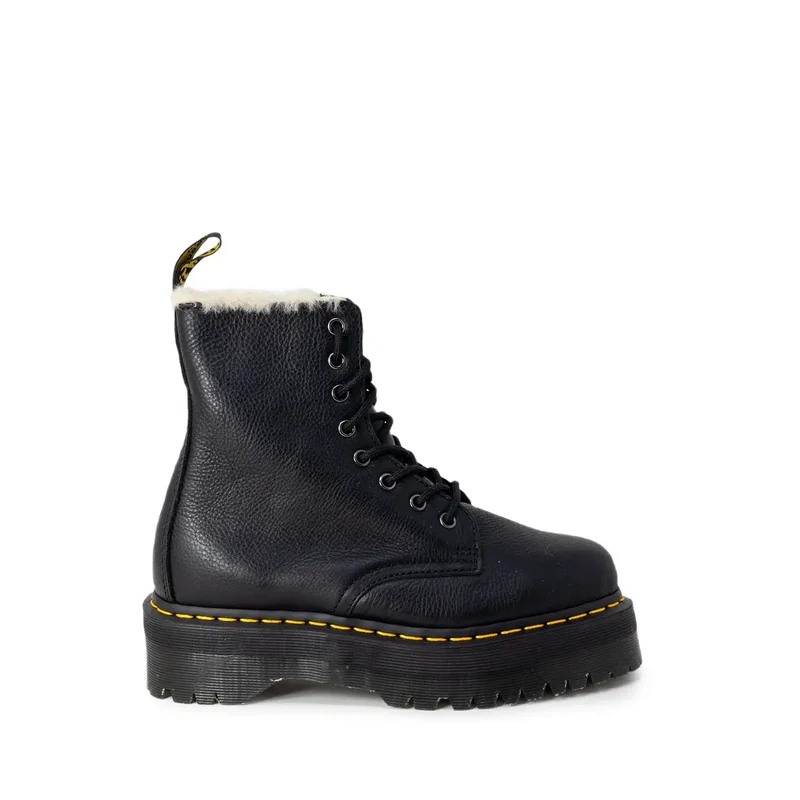 Dr. Martens Schwarze Lederstiefeletten für Frauen