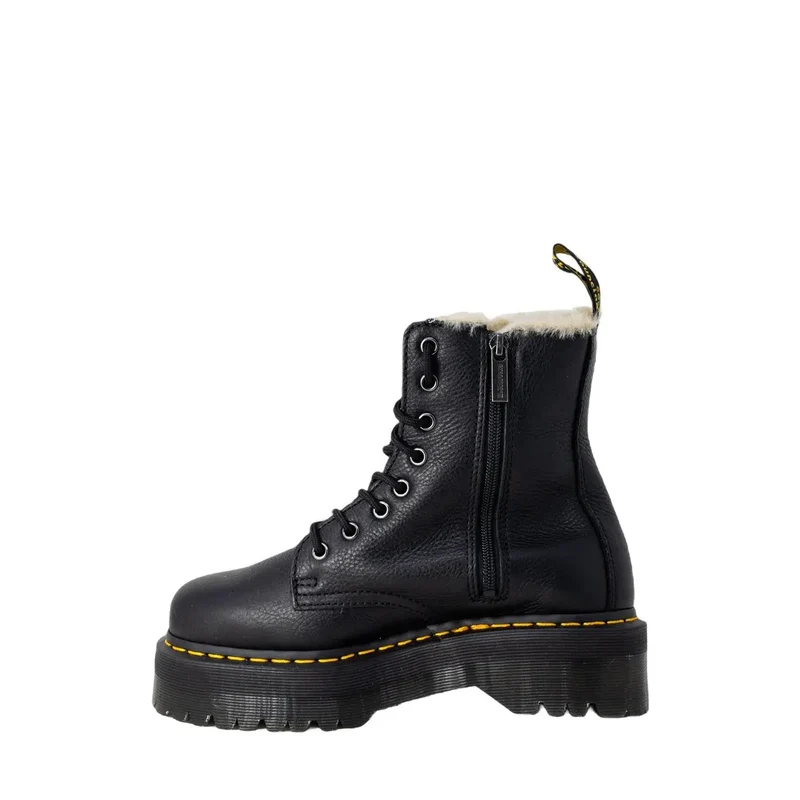 Dr. Martens Schwarze Lederstiefeletten für Frauen
