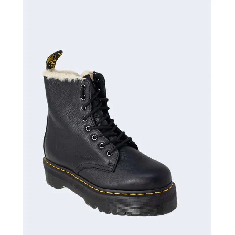 Dr. Martens Schwarze Lederstiefeletten für Frauen