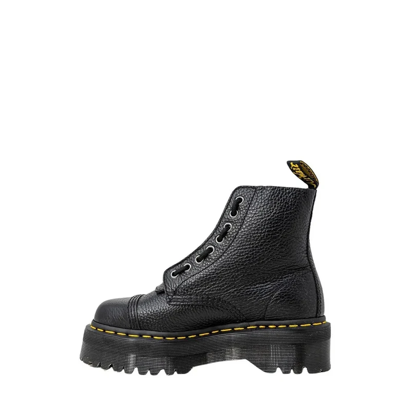 Dr. Martens Schwarze Lederstiefeletten für Frauen