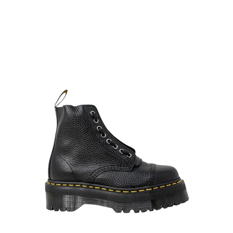 Dr. Martens Schwarze Lederstiefeletten für Frauen