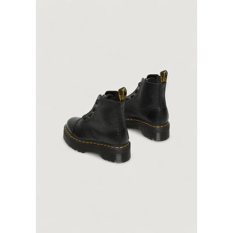 Dr. Martens Schwarze Lederstiefeletten für Frauen