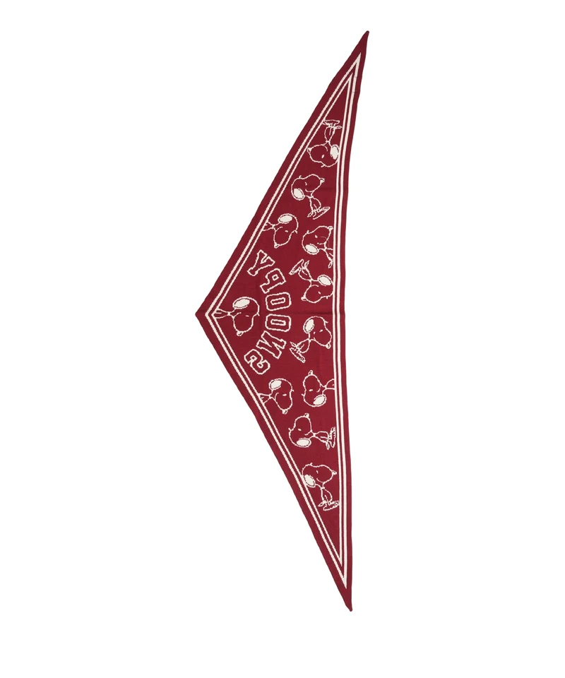 Sciarpa a triangolo con stampa