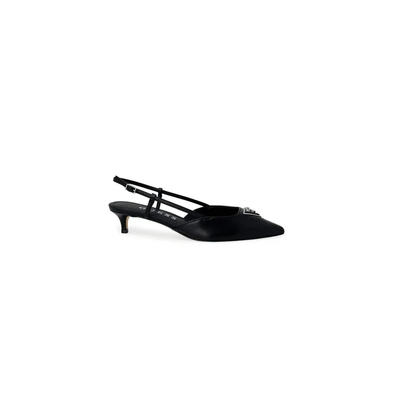 Guess Beige Spitz zulaufende Pumps mit Schleife Größe 4