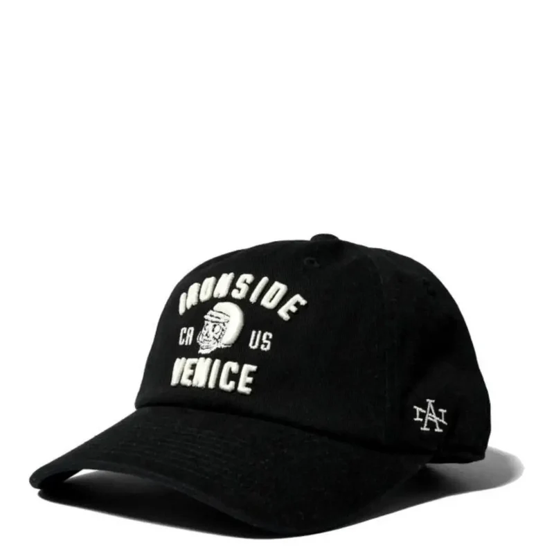 American Needle Black Cotton Print Mütze für Männer