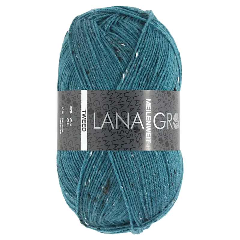 Meilenweit 100 Tweed Sockenwolle