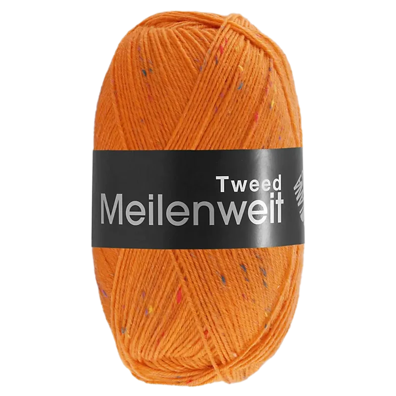 Meilenweit 100 Tweed Sockenwolle