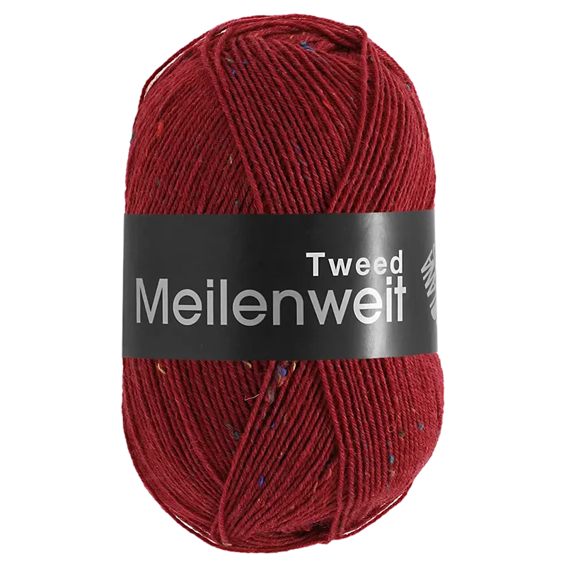 Meilenweit 100 Tweed Sockenwolle