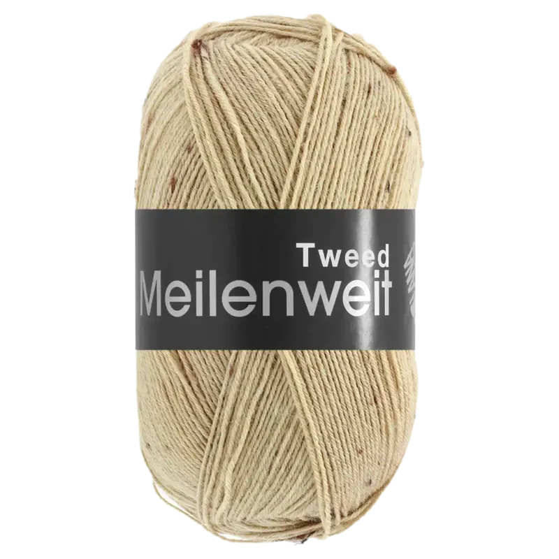Meilenweit 100 Tweed Sockenwolle