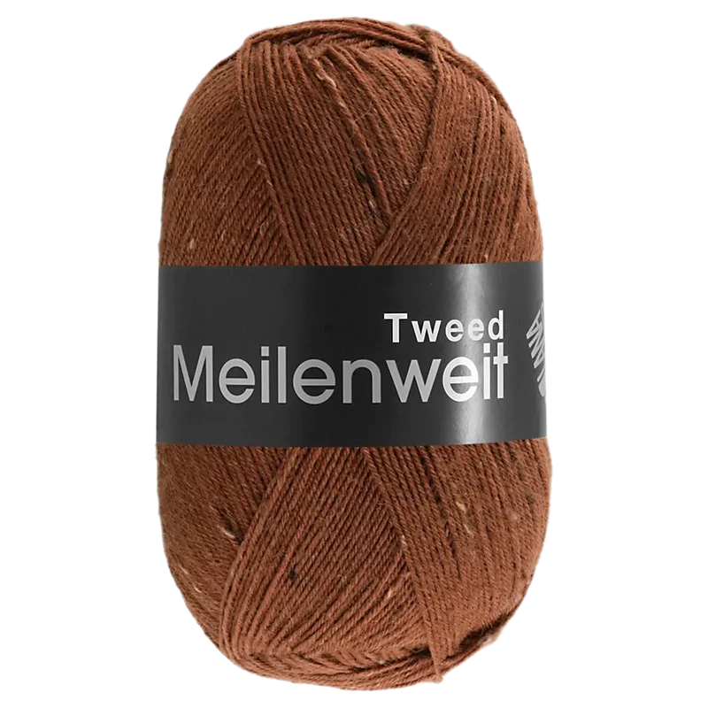 Meilenweit 100 Tweed Sockenwolle