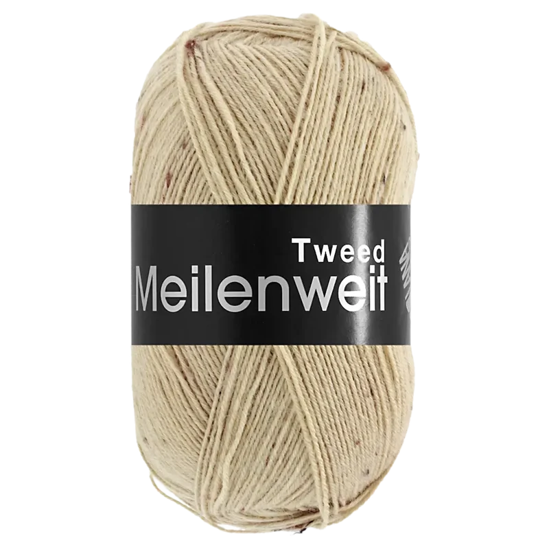 Meilenweit 100 Tweed Sockenwolle