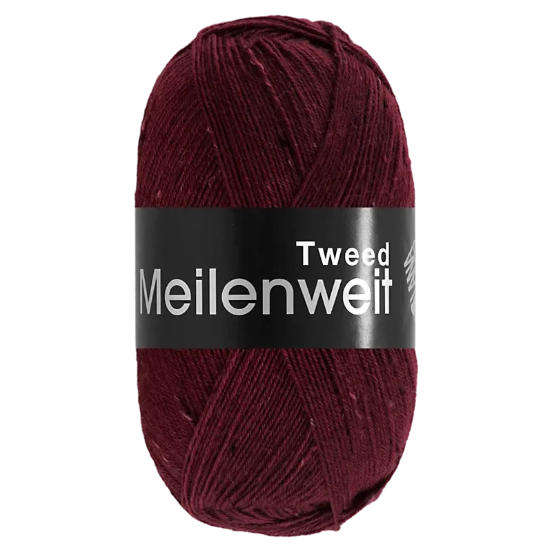 Meilenweit 100 Tweed Sockenwolle