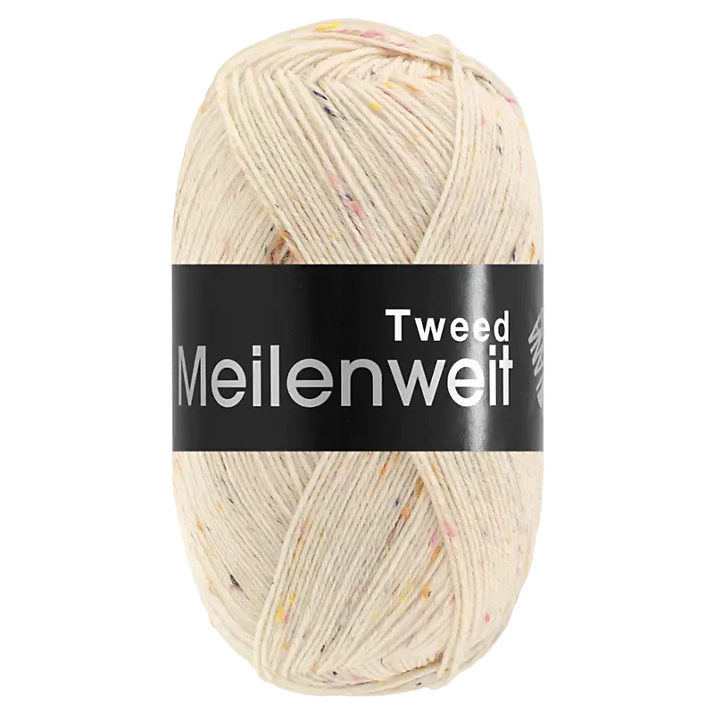 Meilenweit 100 Tweed Sockenwolle