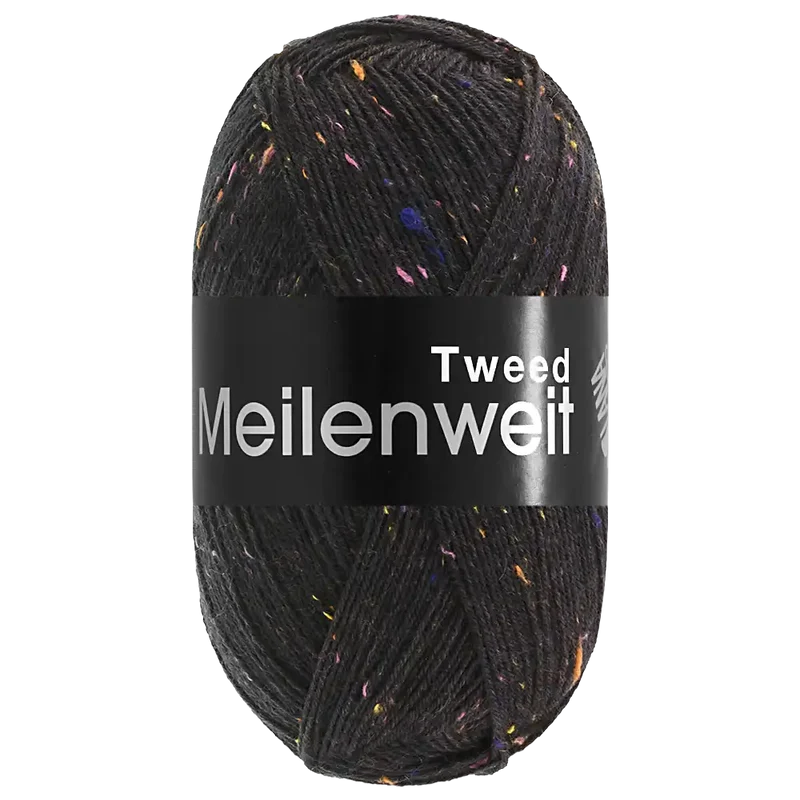 Meilenweit 100 Tweed Sockenwolle