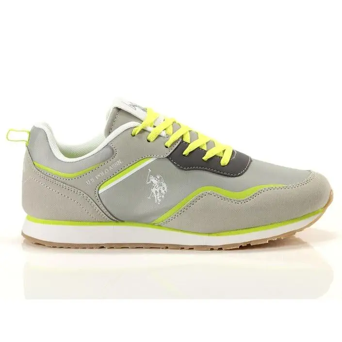 U.S. Polo Assn. Damen Sneakers aus leuchtend gelbem Wildleder