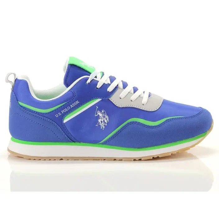 U.S. Polo Assn. Damen Sneakers aus leuchtend gelbem Wildleder