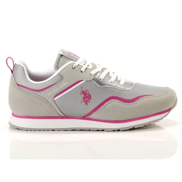 U.S. Polo Assn. Damen Sneakers aus leuchtend gelbem Wildleder