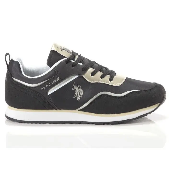 U.S. Polo Assn. Damen Sneakers aus leuchtend gelbem Wildleder