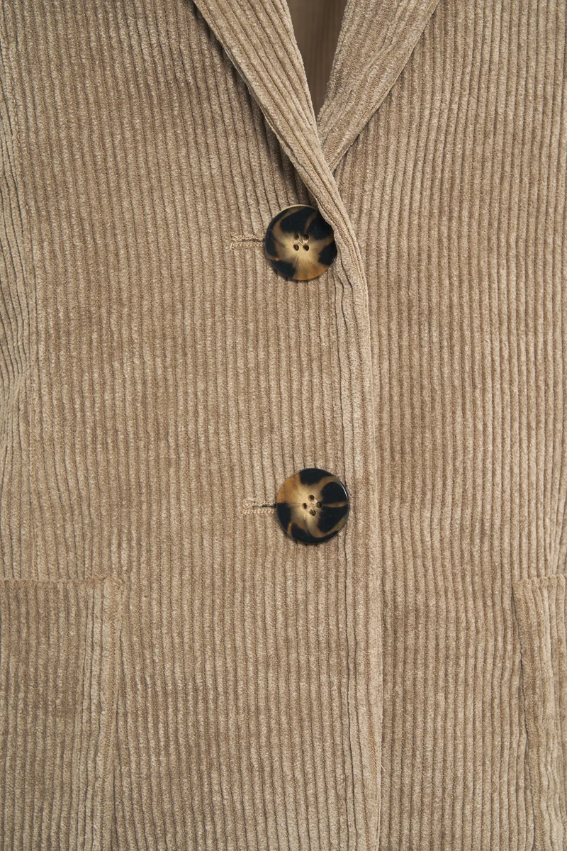 Blazer in velluto a coste
