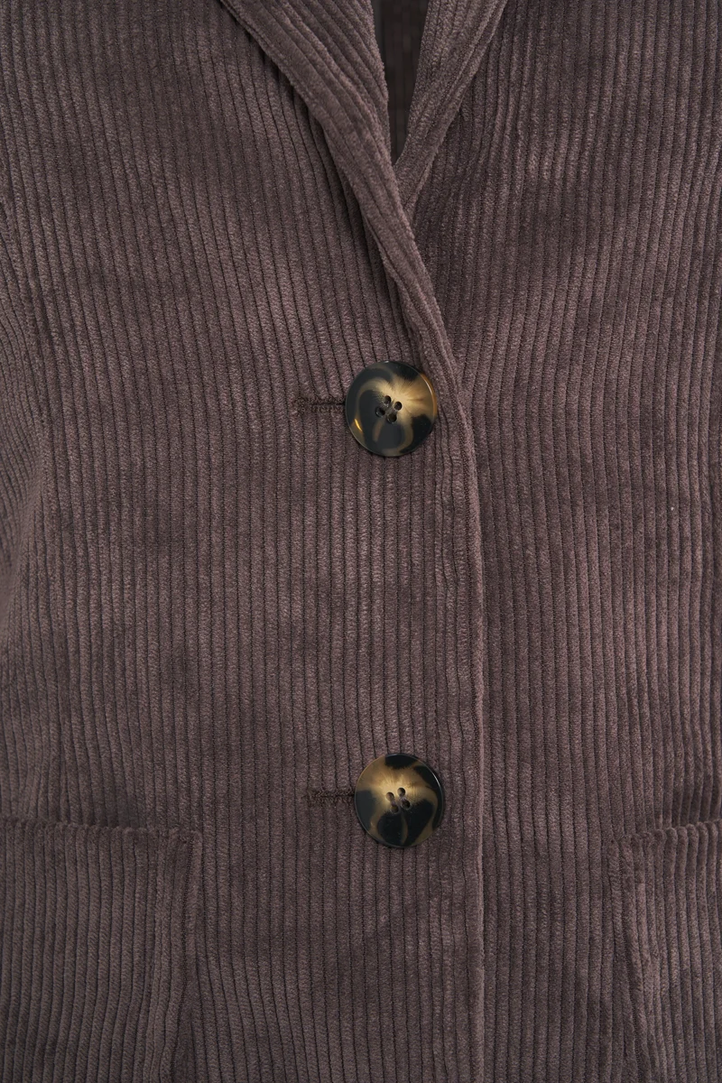 Blazer in velluto a coste