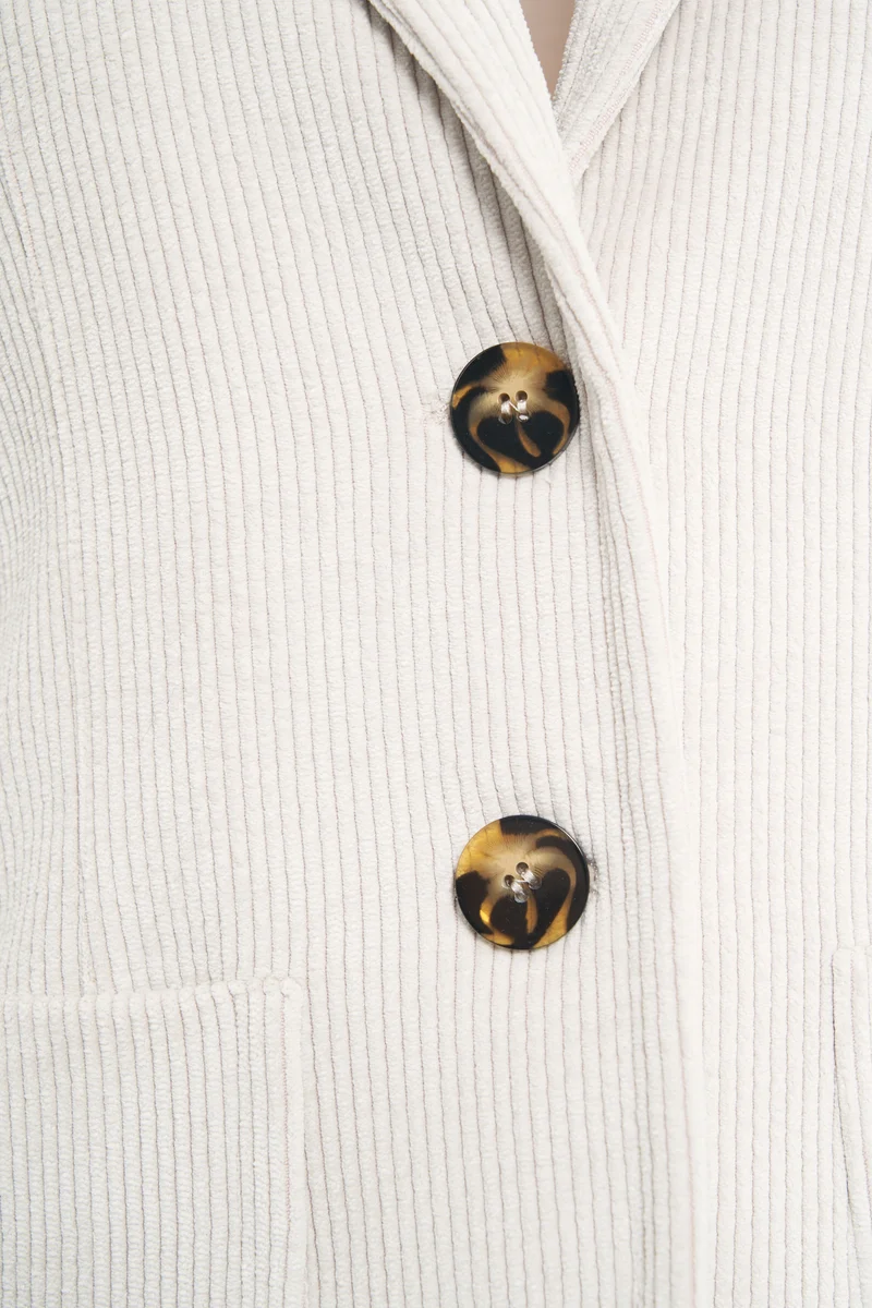 Blazer in velluto a coste
