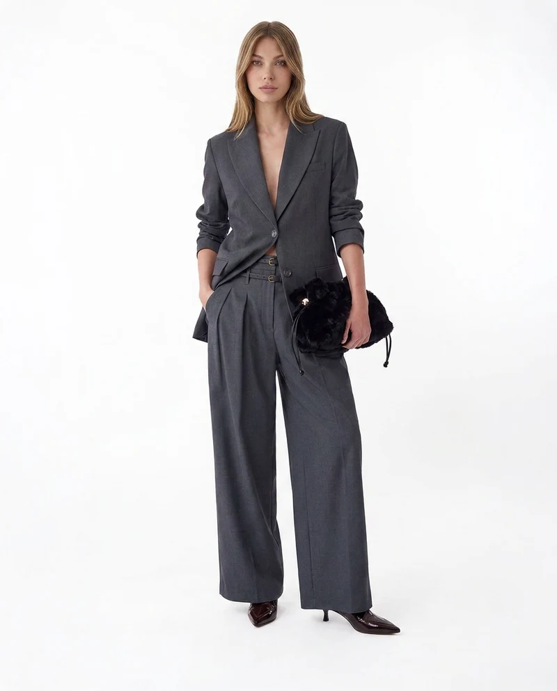 Blazer con tasche a pattina