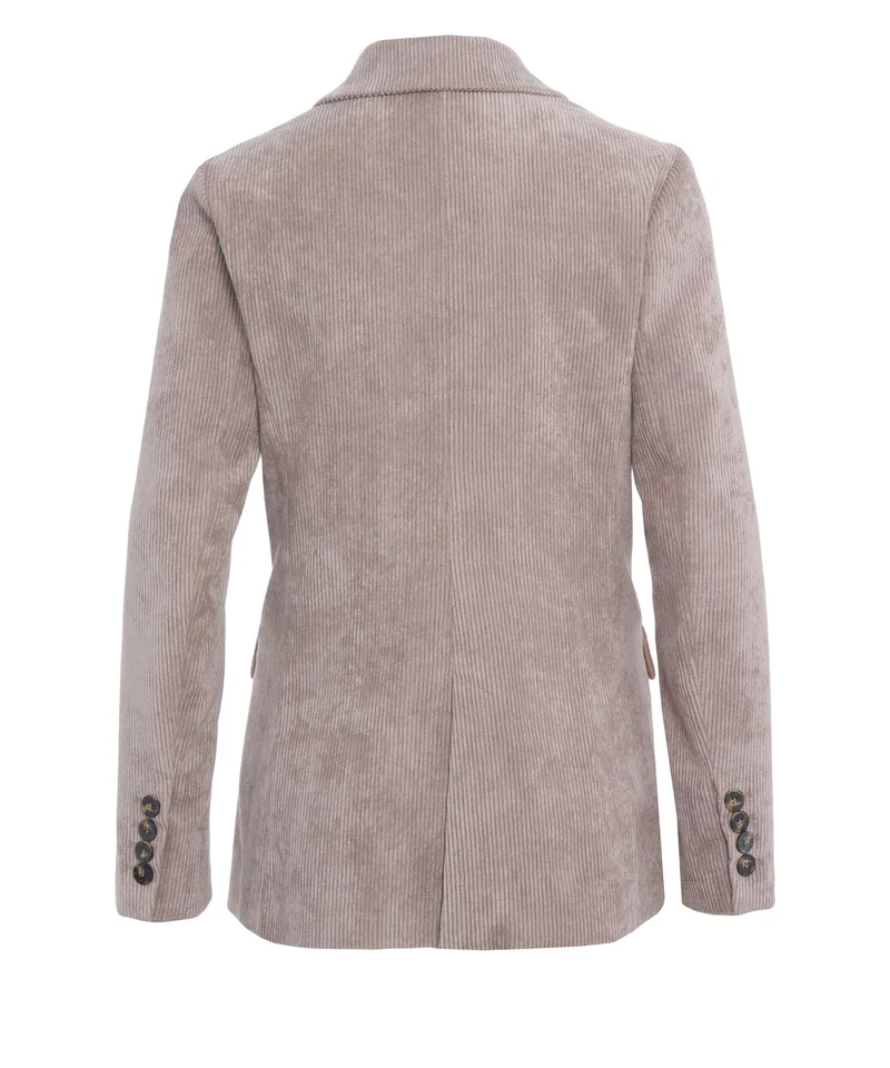 Blazer doppiopetto in velluto a coste