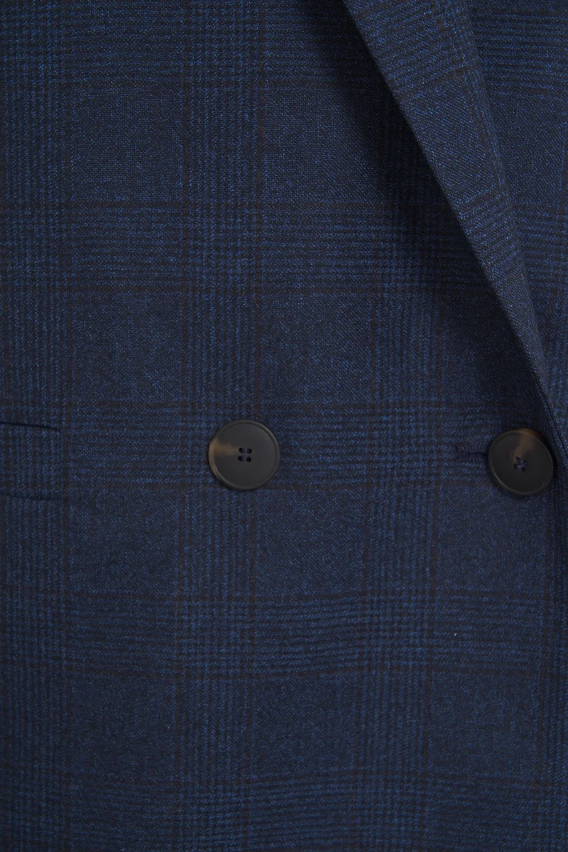 Blazer con motivo a qaudri