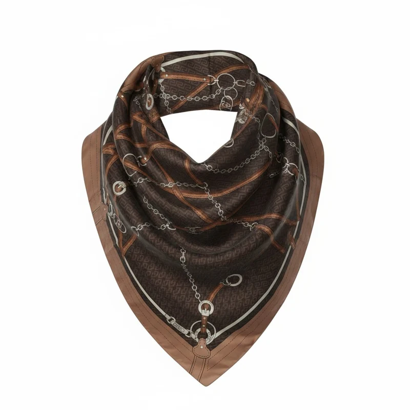 Foulard con stampa