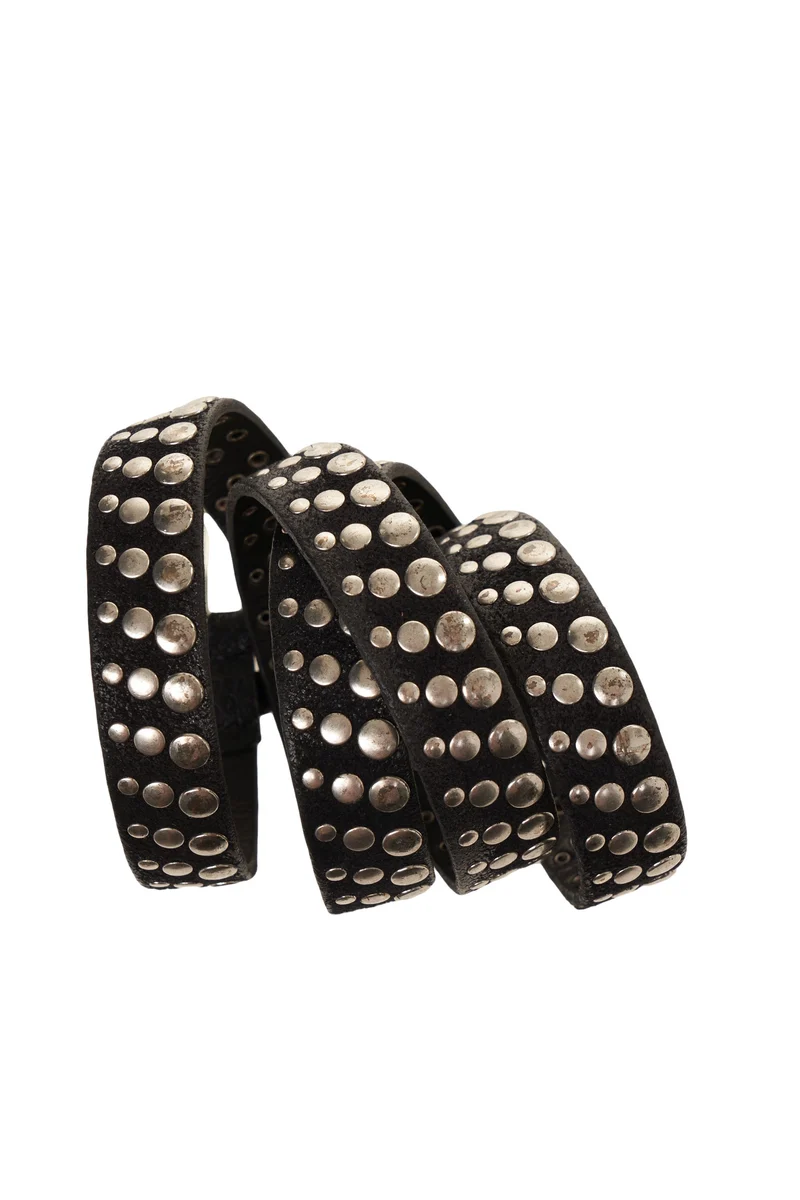 Cintura in pelle 'Hnt'