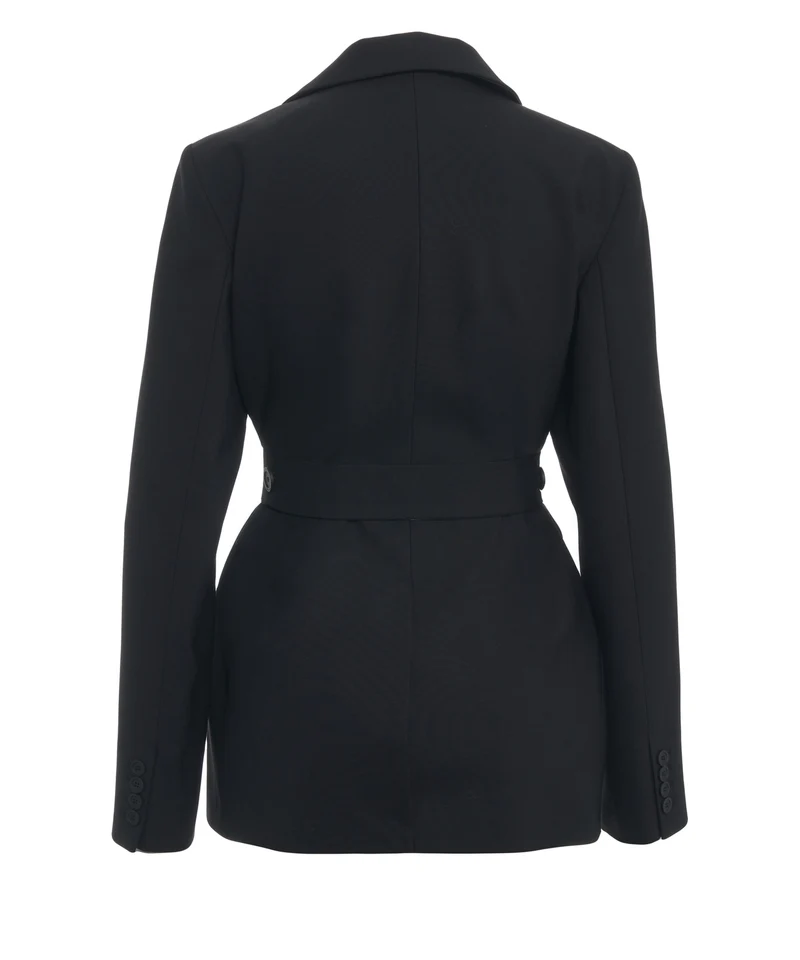 Blazer con cintura in vita