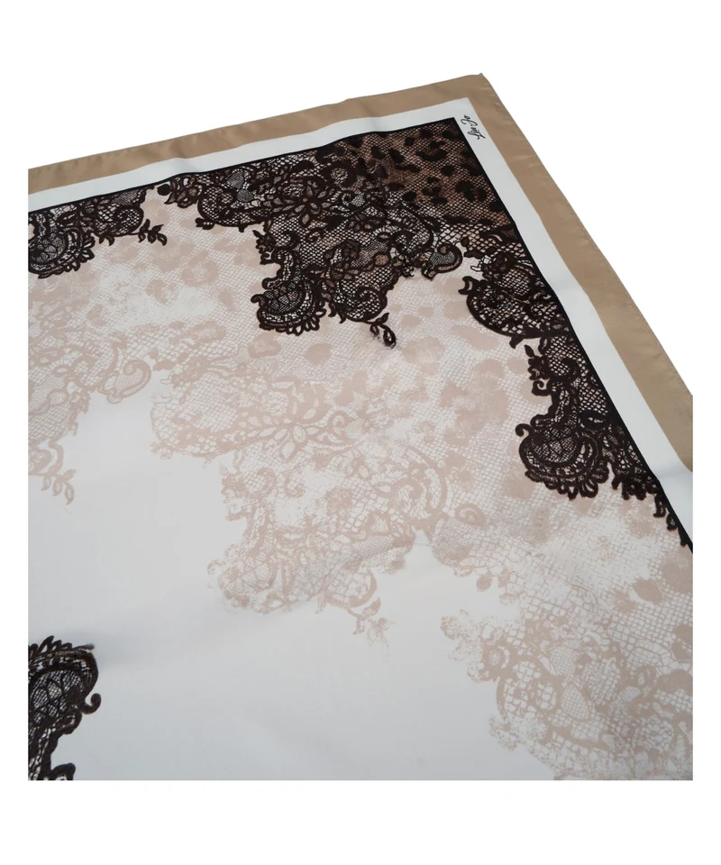 Foulard con stampa animalier