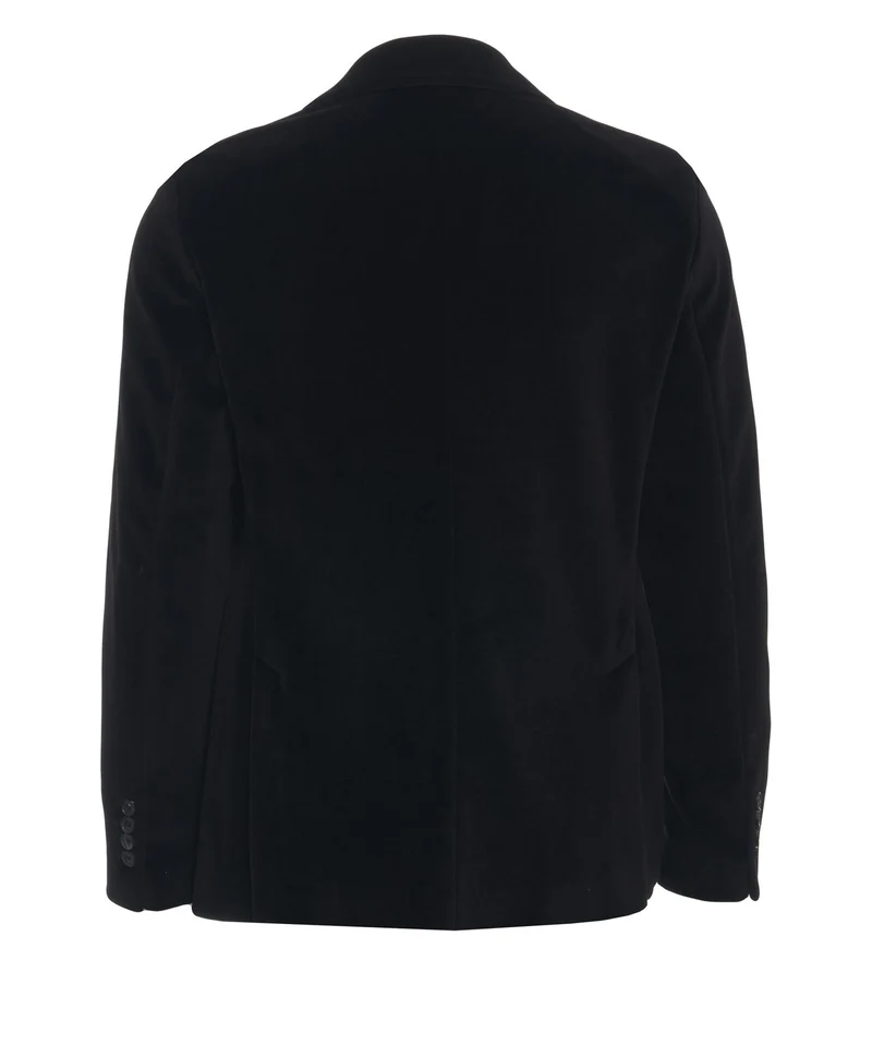 Blazer con tasche a filetto