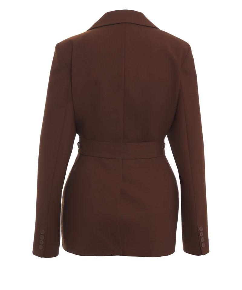 Blazer con cintura in vita