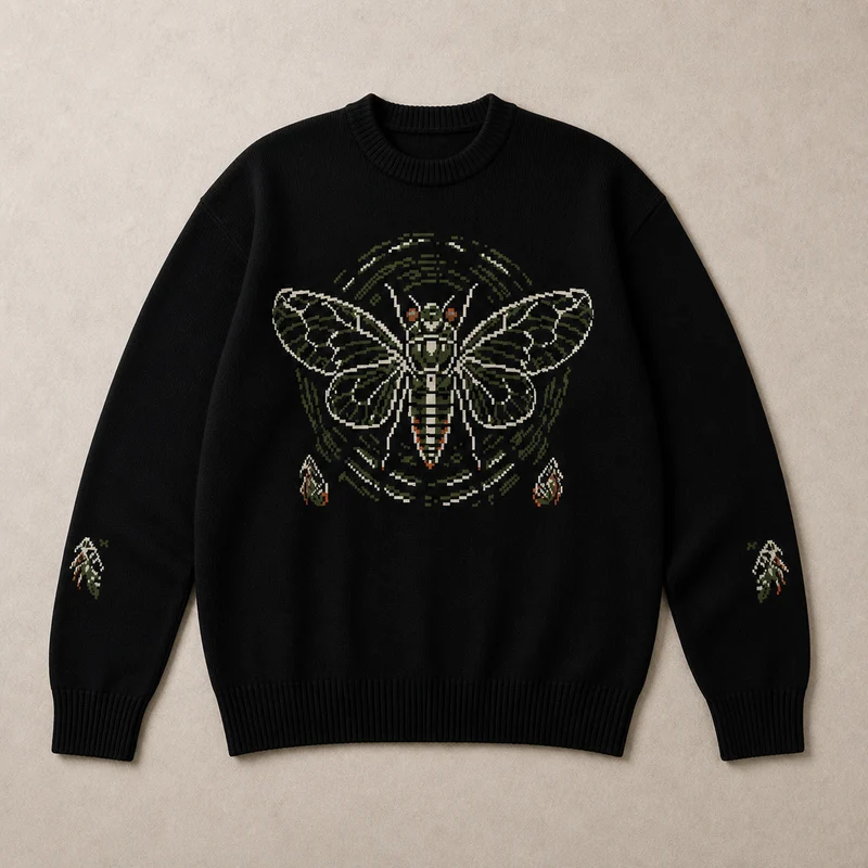 Cicada Rings Relaxed Fit Sweater
