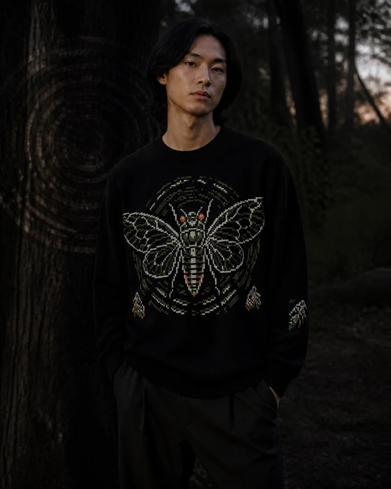 Cicada Rings Relaxed Fit Sweater