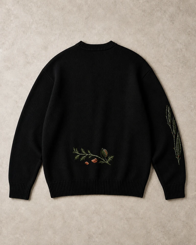 Raven Still Life Relaxed Fit Sweater