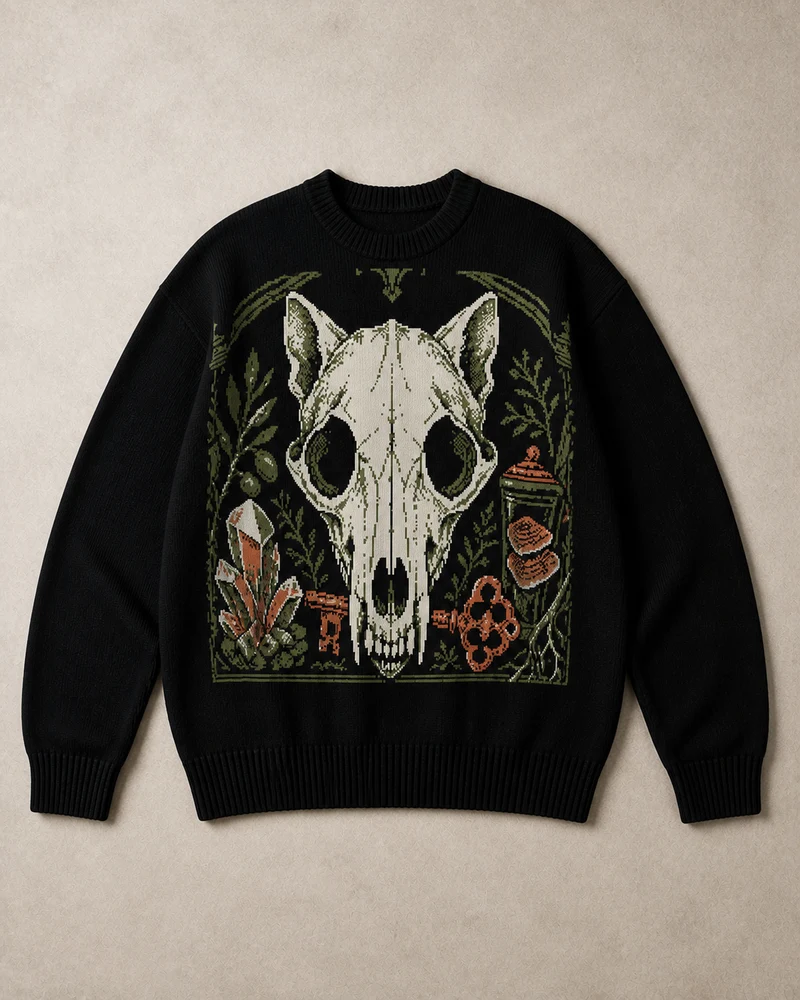 Cabinet of Curiosities Relaxed Fit Sweater