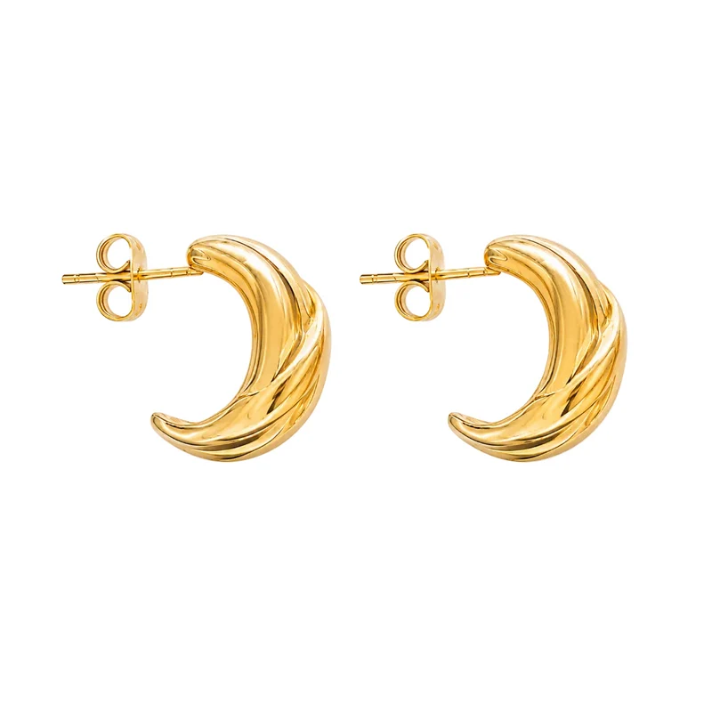 be'joux - Creole earrings Hypoallergenic