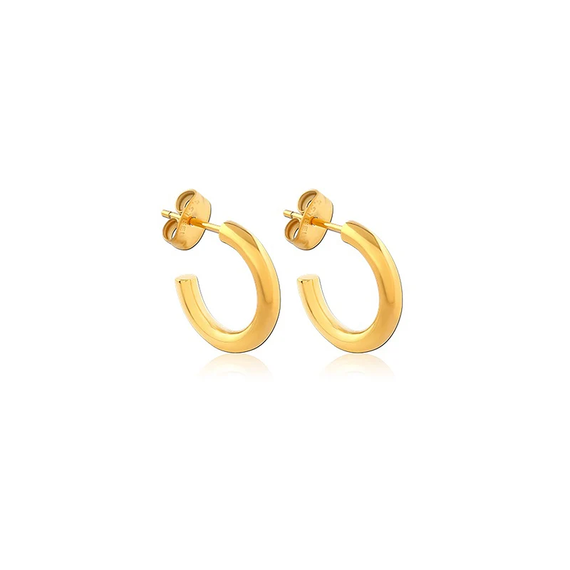 be'joux - Creole earrings Hypoallergenic