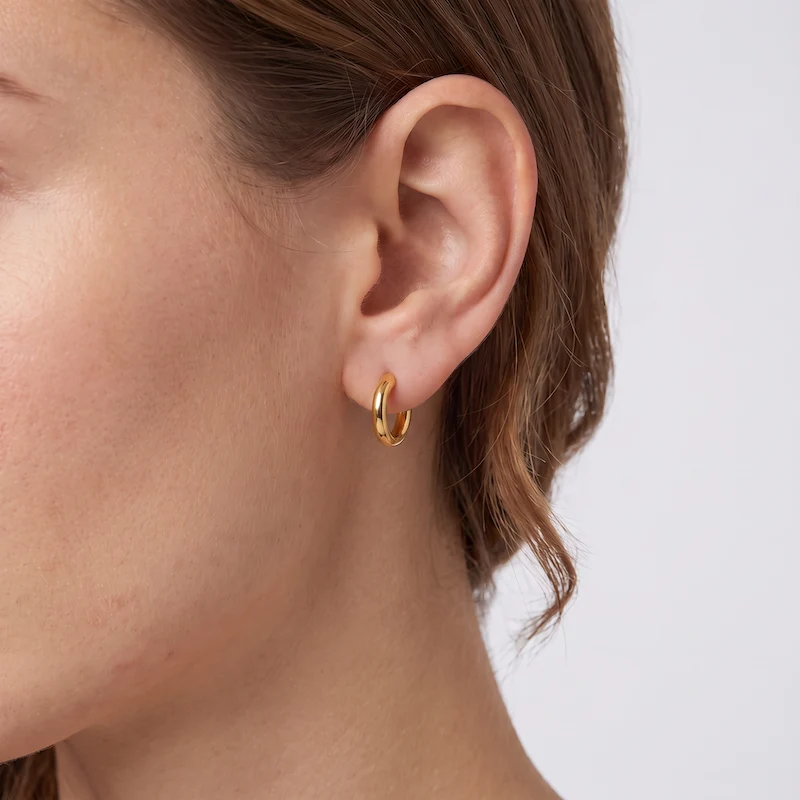 be'joux - Creole earrings Hypoallergenic