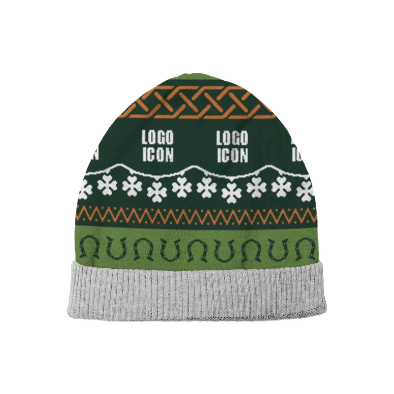 Emerald Blend Patter St. Patrick's Beanie