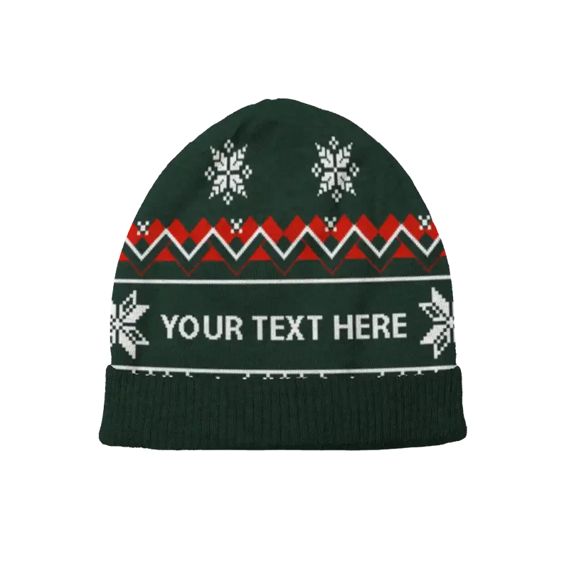 Alpine Pine Christmas Beanie