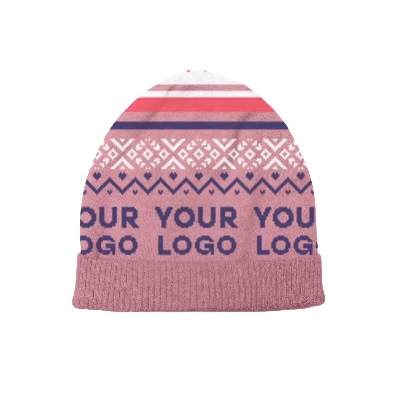 Pink Romance Valentine's Day Beanie