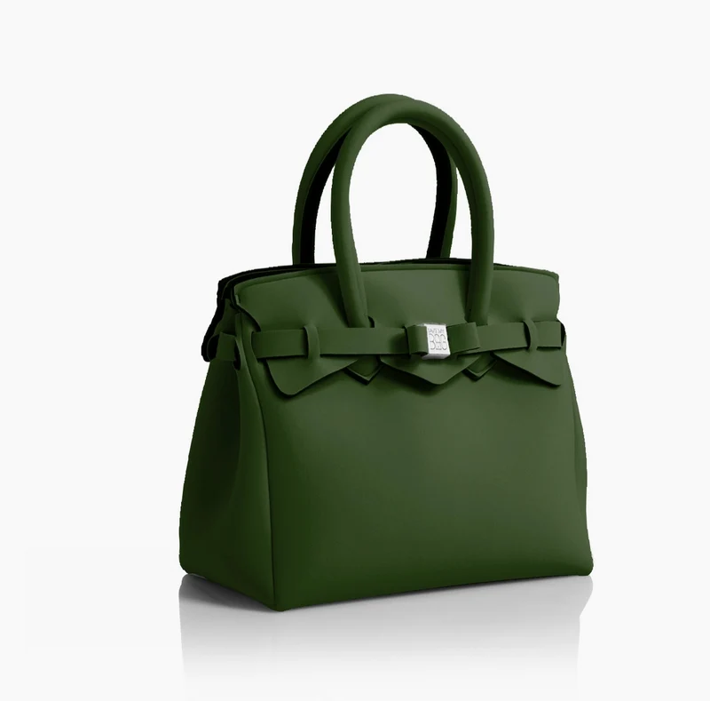 Handtasche Petite Miss Plus, Kakteen-Grün, aus Neopren Stoff